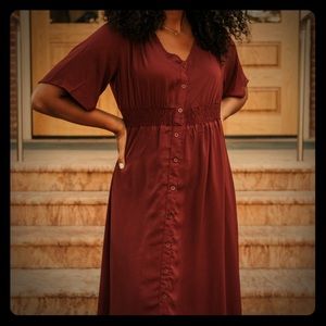 Roolee burgundy dress